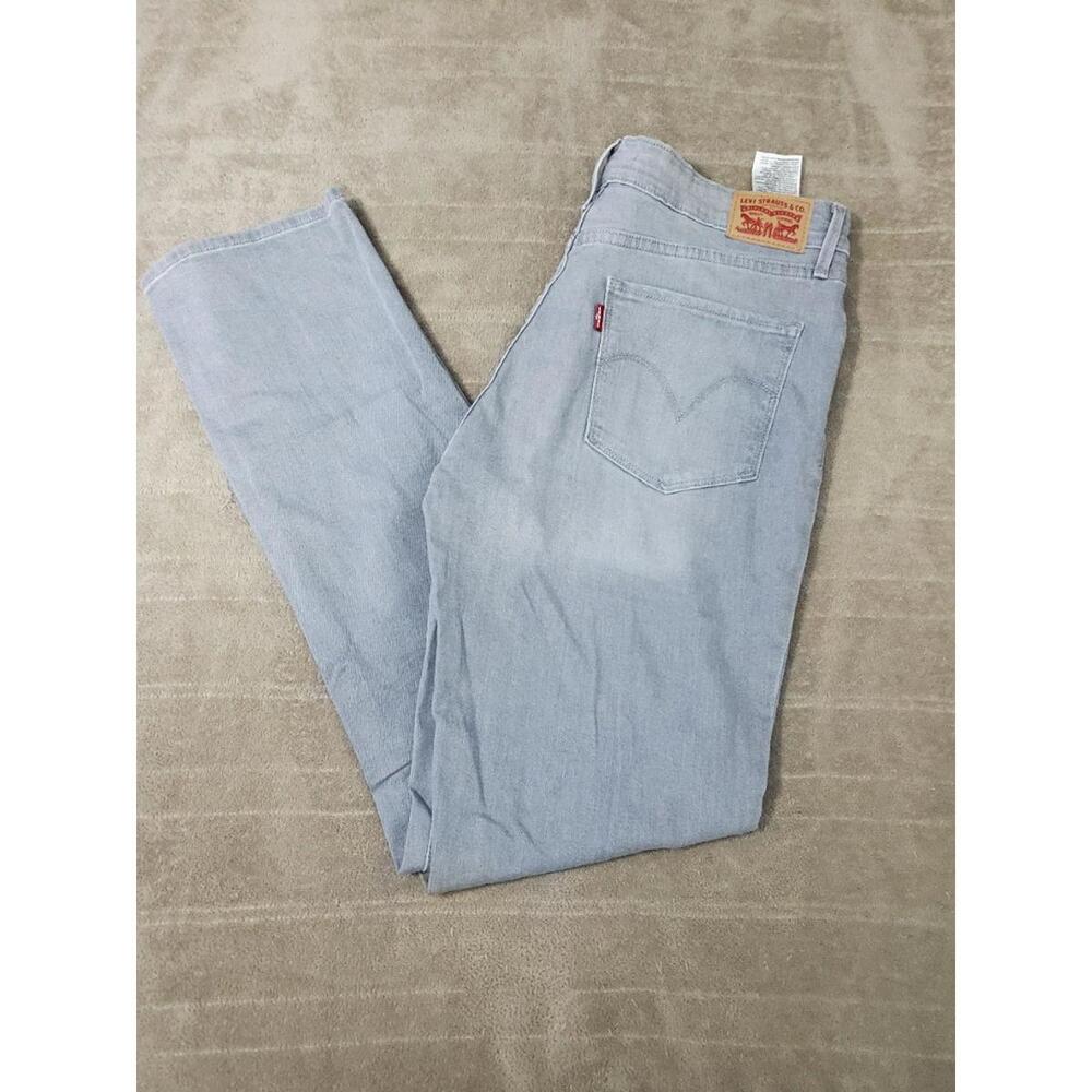 Levi's Gray Mid-rise Skinny Jeans